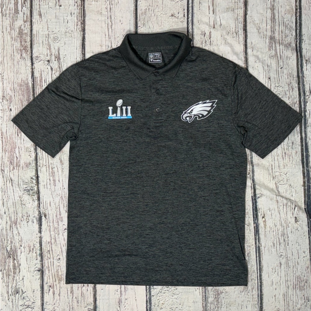 Philadelphia Eagles LII NFL Football Golf Tennis Sports Polo Shirt